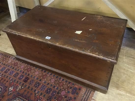 Victorian pine chest